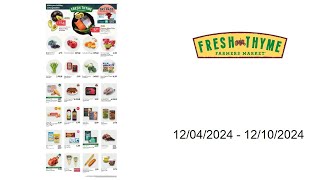 Fresh Thyme Weekly Ad - 12/04/2024 - 12/10/2024