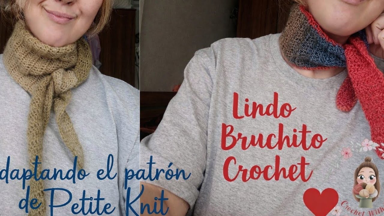 Pañuelo Pequeño a Crochet | Fácil y Elegante Paso a Paso 💕