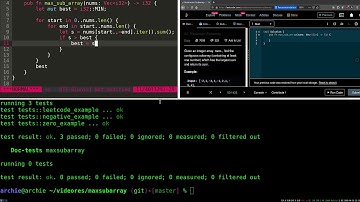 Maximum Sum of Subarrays (Leetcode) in Rust