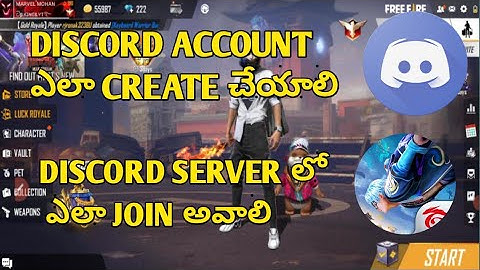 How To Create Discord Account || Free Fire || Telugu