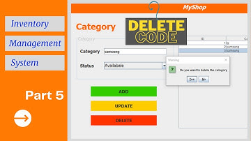 Inventory Management System In Java (Part 5)