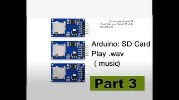 Arduino: Audio Player wav file (Music) (TMRpcm library) (SD Card Reader) Part 3