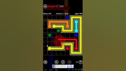Flow Free - 9 x 9 Mania Level 57
