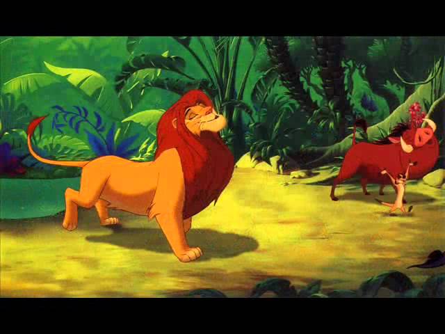 Hakuna Matata- The Lion King (lyrics)