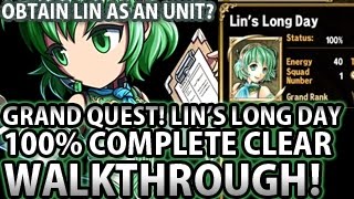 Brave Frontier Grand Quest Lin's Long Day 100% Complete Clear Walkthrough