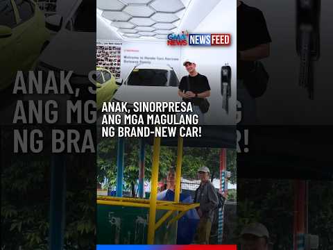 Anak, sinorpresa ang mga magulang ng brand-new car! | GMA News Feed