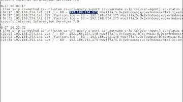 IIS7 logging