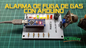 ✅ Sistema de alarma detector de fuga de gas con arduino nano