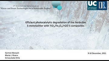 V35. Efficient photocatalytic degradation of the herbicide S-metolachlor with TiO2/Fe3O4/rGO-5 ...