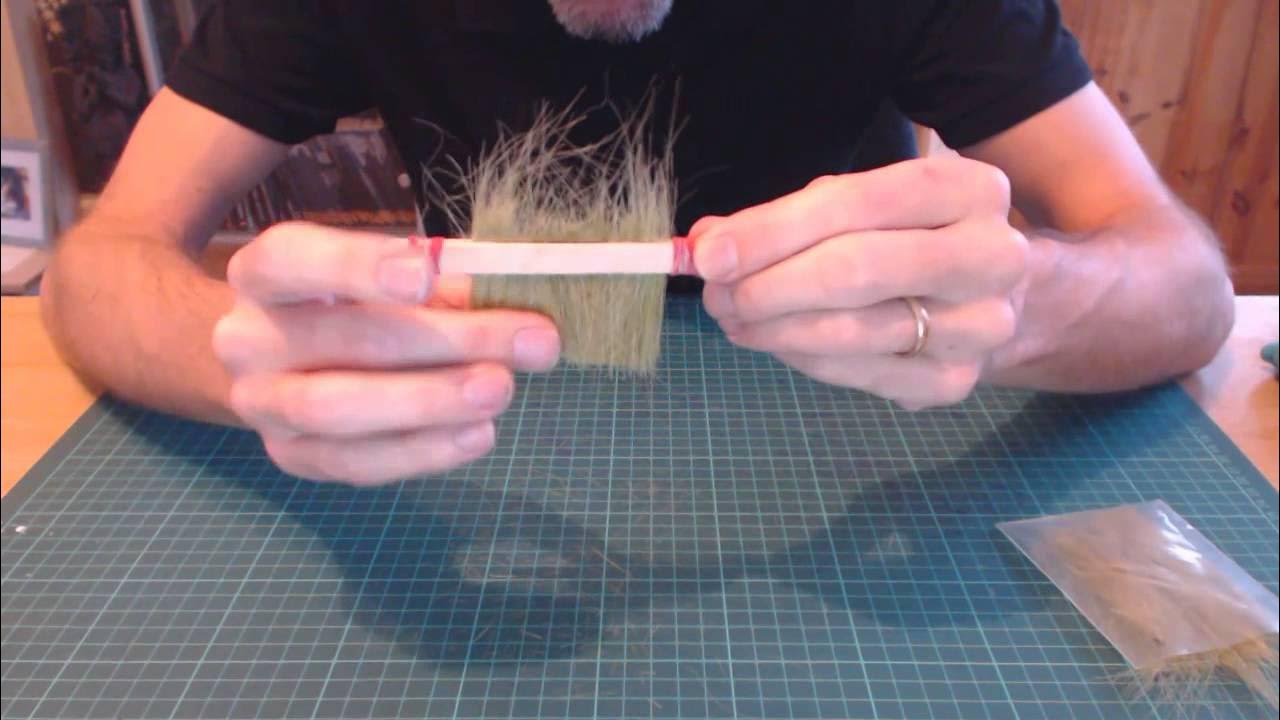 How to make easy tall grass bushes Diorama 