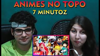 REACT ANIMES NO TOPO - Goku, Naruto, Luffy, Seiya, Kira, Midoriya, Eren, Meliodas, Natsu e Kaneki