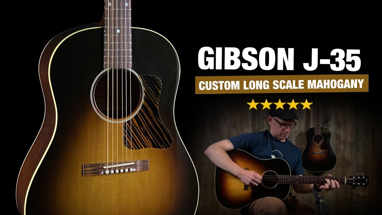 Gibson J-35 Custom Long Scale - A Music Villa Original