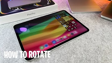 How To Rotate iPad Pro M4 Screen - Lock Unlock Screen