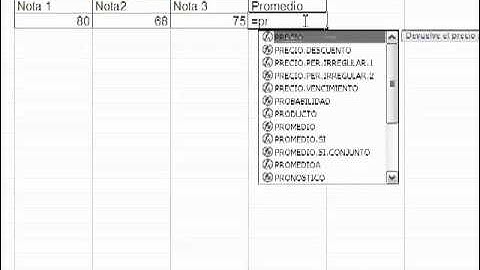 Excel 2007 Sumar Multiplicar Dividir Restar