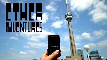 Rooftop radio signals in downtown Toronto! Ether Adventures
