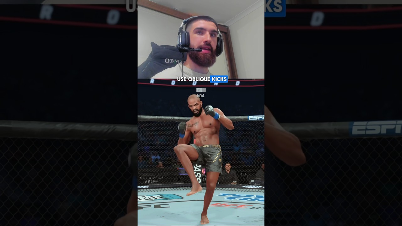 Только косые удары ногами с вызовом Джона Джонса 💀 