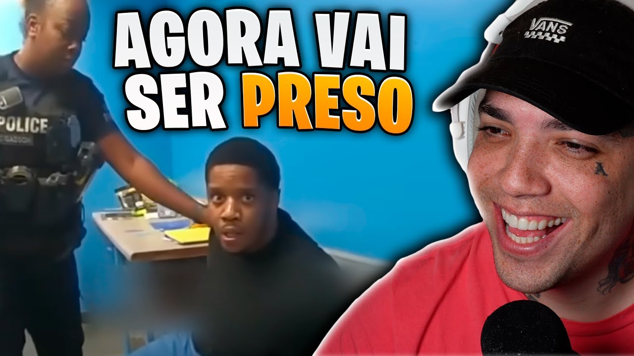 pessoas burras tentando fugir da policia kkkkkkkkk