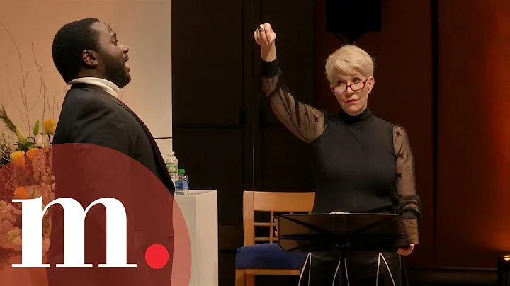 Joyce DiDonato Master Class at Carnegie Hall   "Una furtiva lagrima" from L'Elisir d'amore