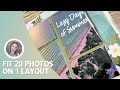 │Summer Scrapbook Layout │20 Photos │ Featuring Flip Flaps │Free Design Space File │