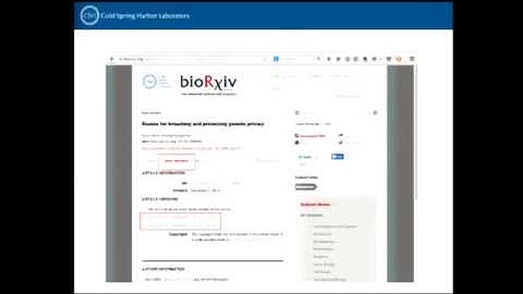 bioRxiv: the preprint server for biology