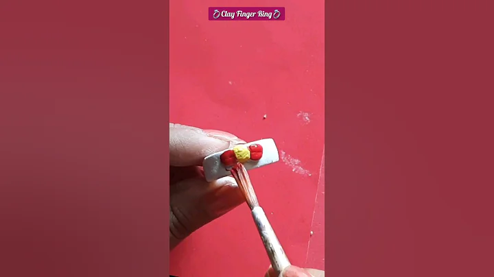 Diy Clay Ring💍 / How to make Diy Clay Ring #shorts #diy #art #clay #clayart #claycraft #clayjewelry