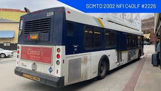 John Deere Conversion! Santa Cruz Metro 2003 New Flyer C40LF #2226 on Route 19 Bay