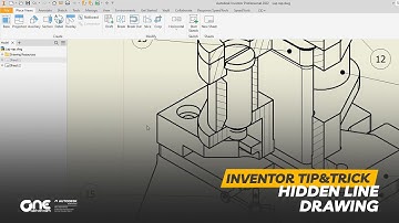 OneCADVN | Inventor Professional Tip& Trick | Hidden Line Drawing