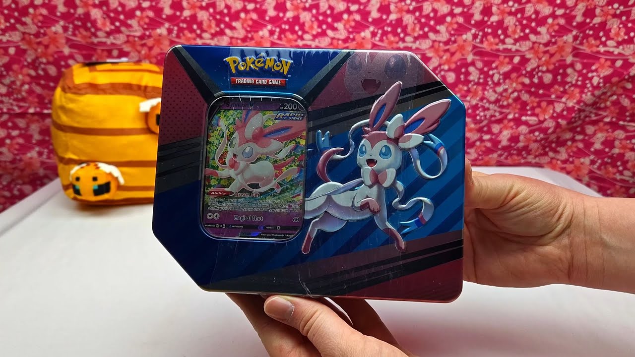 Opening Pokemon V Heroes Tin - Sylveon | Pokemon Cards and Chill