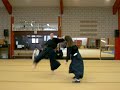 Akido dojo do projections contre coups de pieds