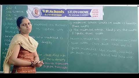 STD 6 CBSE | SCIENCE LEC 22 | S P SCHOOL SURENDRANAGAR