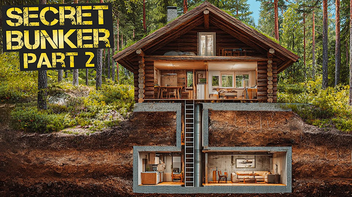 Building a secret bunker under a house in the Remote Forest