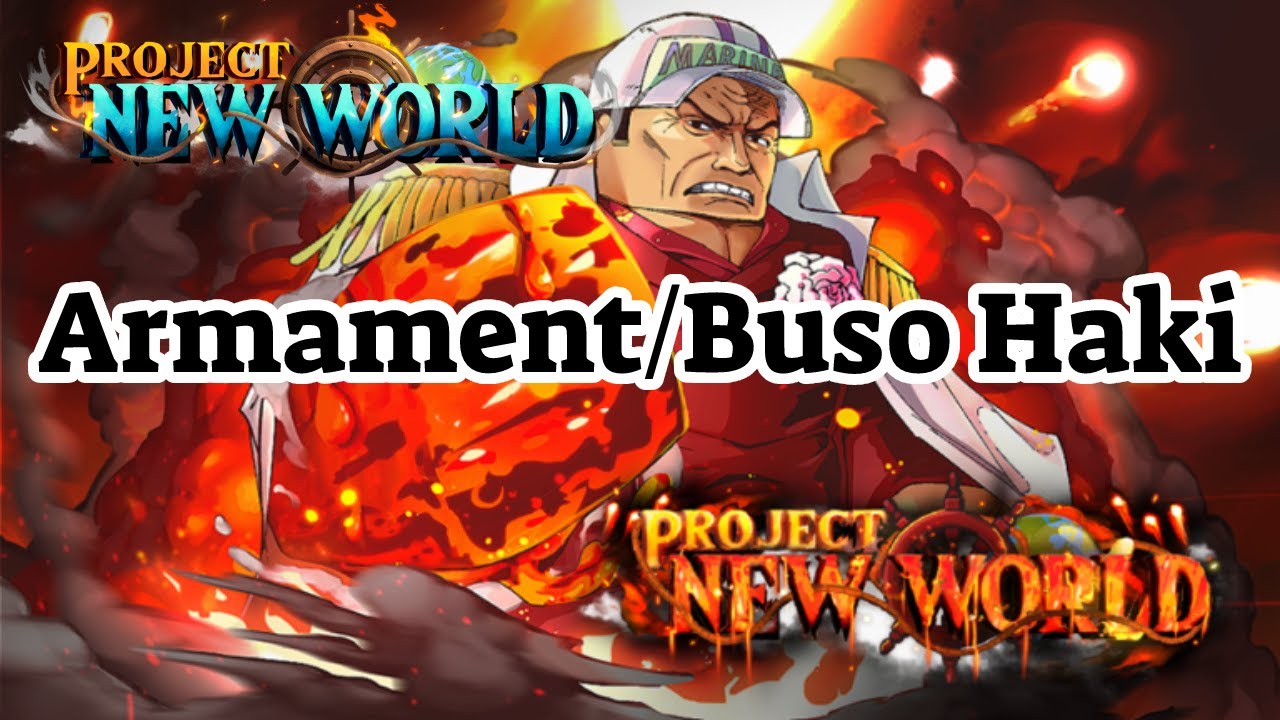 How To Get BUSO/ARMAMENT HAKI in PROJECT NEW WORLD