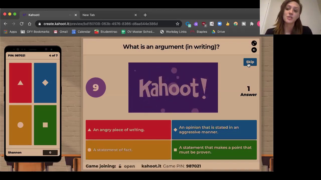 Persuasive Writing Pre-Assessment with Kahoot! - YouTube