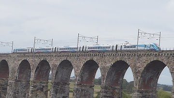 TransPennine Express Class 802 crosses the Royal Border Bridge (3/10/19)