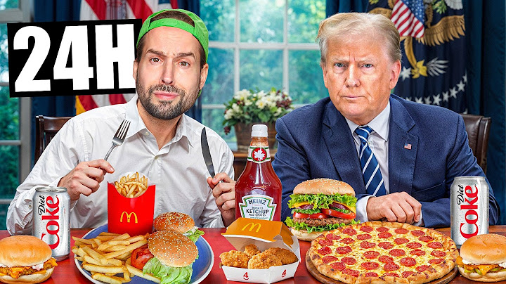 I EAT LIKE DONALD TRUMP FOR 24 HOURS... You're not ready!