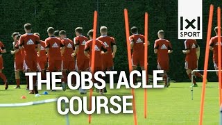 Endurance Drill for Football Players: The Obstacle Course