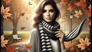 🧣 Rdylymx Men's Scarves Classic Arrival Winter Plaid Scarf | Best Black and Grey Striped Scarf 🖤