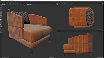 Cinema 4D 2023 - Furniture Design