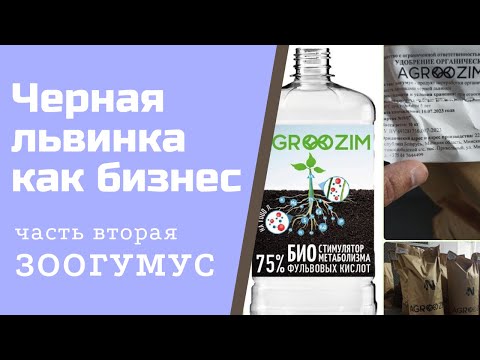 Чёрная львинка как бизнес. Часть вторая. Зоогумус как удобрение.