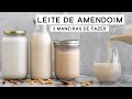 LEITE DE AMENDOIM - 3 MANEIRAS DIFERENTES DE FAZER EM CASA | PLANTTE