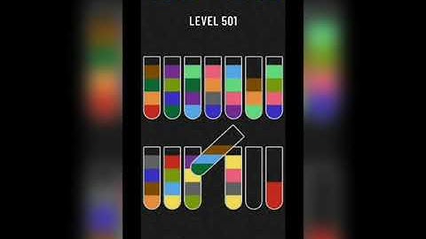 Water sort puzzle level 501