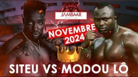 DIRECT Combat Modou lo vs Siteu suivez ce combat en temps réel
