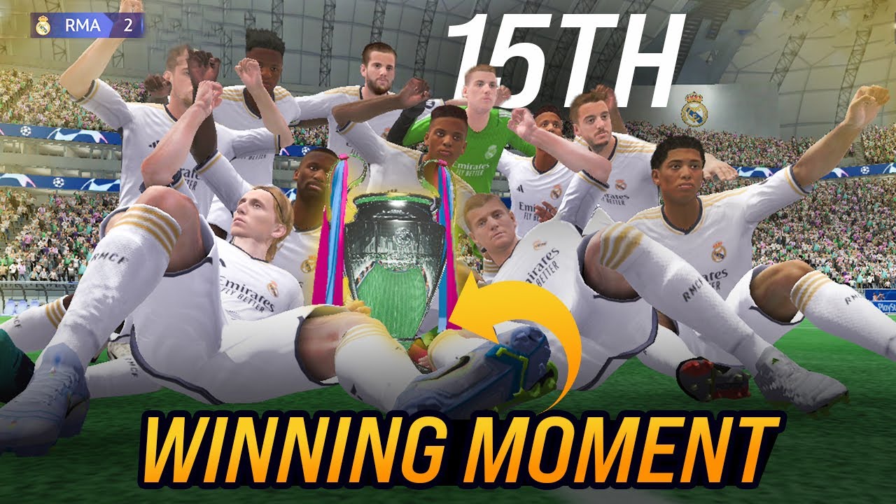 Real Madrid won the 15th Champions League Final 23/24🏆 - YouTube