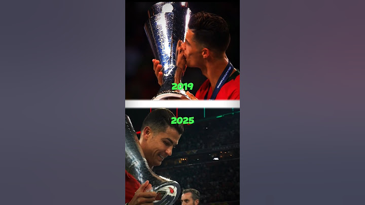 Ronaldo Nations League Trophy 2019 vs 2025🏆🔥