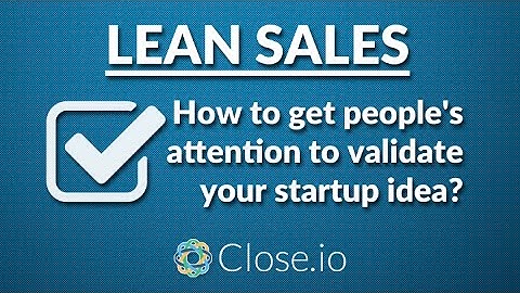 Lean sales: How to get people