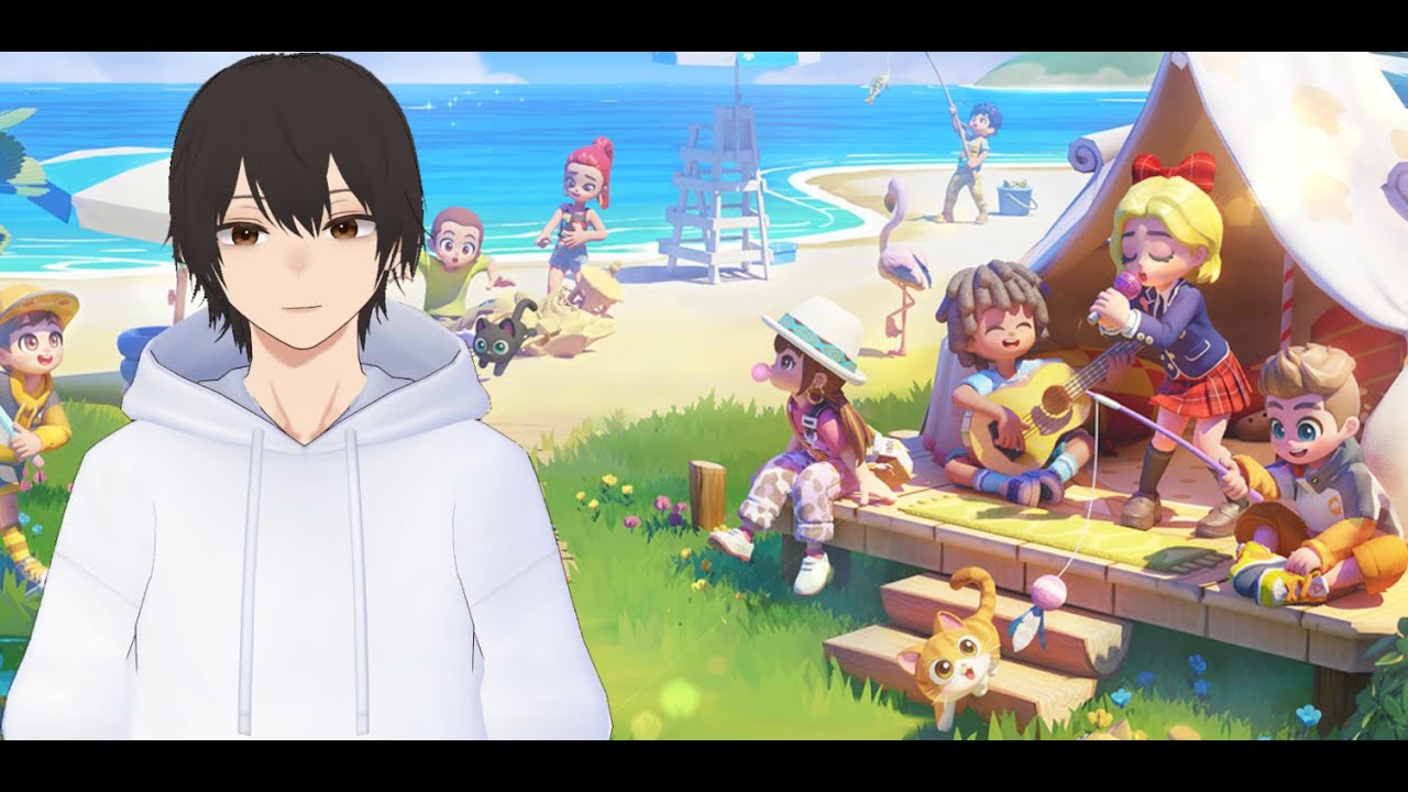 【心動小鎮-Heartopia】釣魚 採集 ! 休息