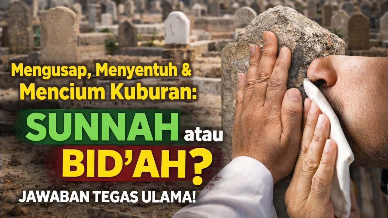 “Mengusap, Menyentuh & Mencium Kuburan: Sunnah atau Bid‘ah? Jawaban Tegas Ulama!”Live