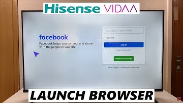 Hisense VIDAA Smart TV: How To Open Browser