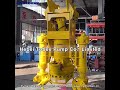 Hydroman® hydraulic excavator mounted dredge pumps for Handling Sand Sediments #sandpump #pumps