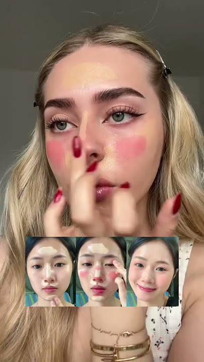 foundation   blush base #shorts #short #lenkalul